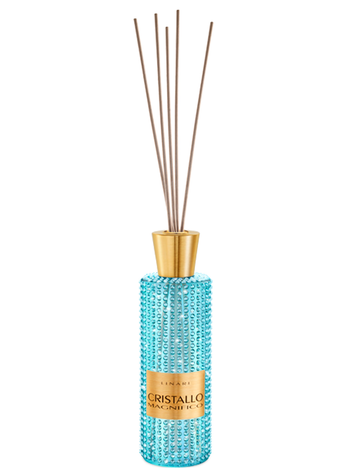 LINARI LINARI-CRISTALLO-MAGNIFICO AQUAMARIN/ GOLD Diffusor Raumduft 500ml